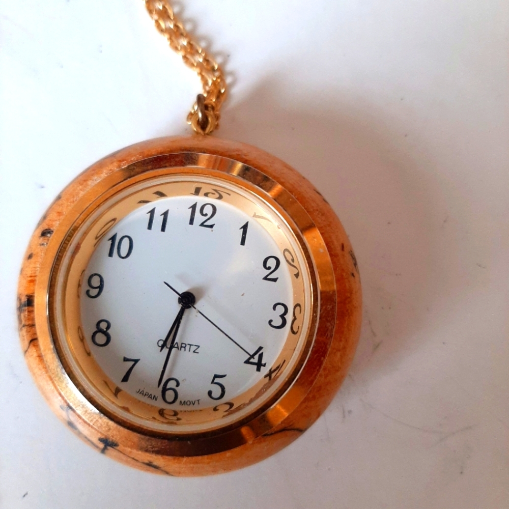 Bob Hasting Vintage Necklace Pocket Watch